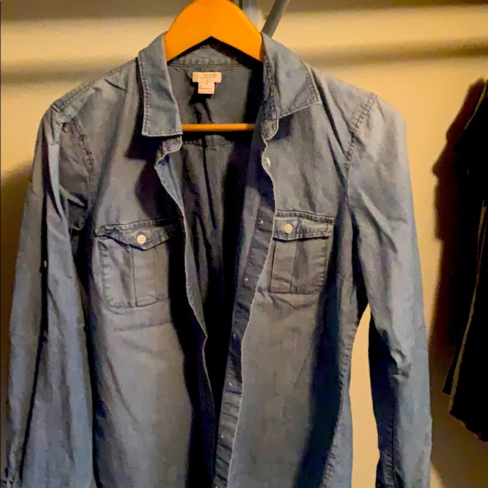 Denim button up shirt